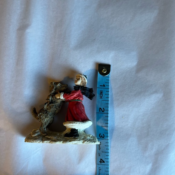 Sweet girl and her dog. Part of a holiday village. - Picture 2 of 8